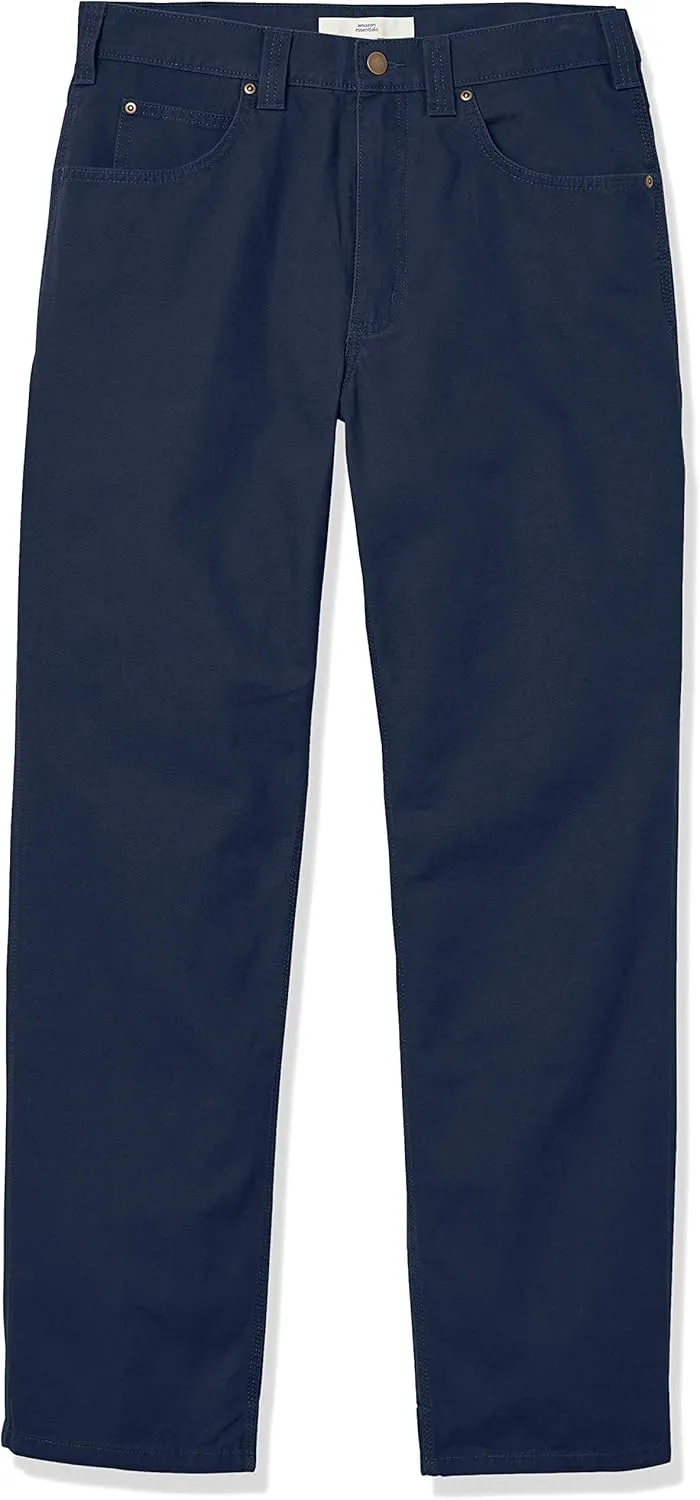 Amazon Essentials Men's Relaxed-Fit Carpenter Pants with Tool Pockets