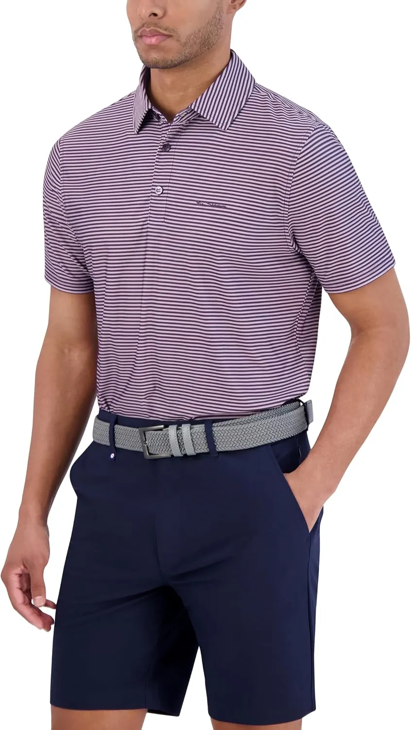 Ben Sherman Men's Performance Luxury Golf Polo Shirt Stretch & Buttery Soft Fabric, Athletic Fit