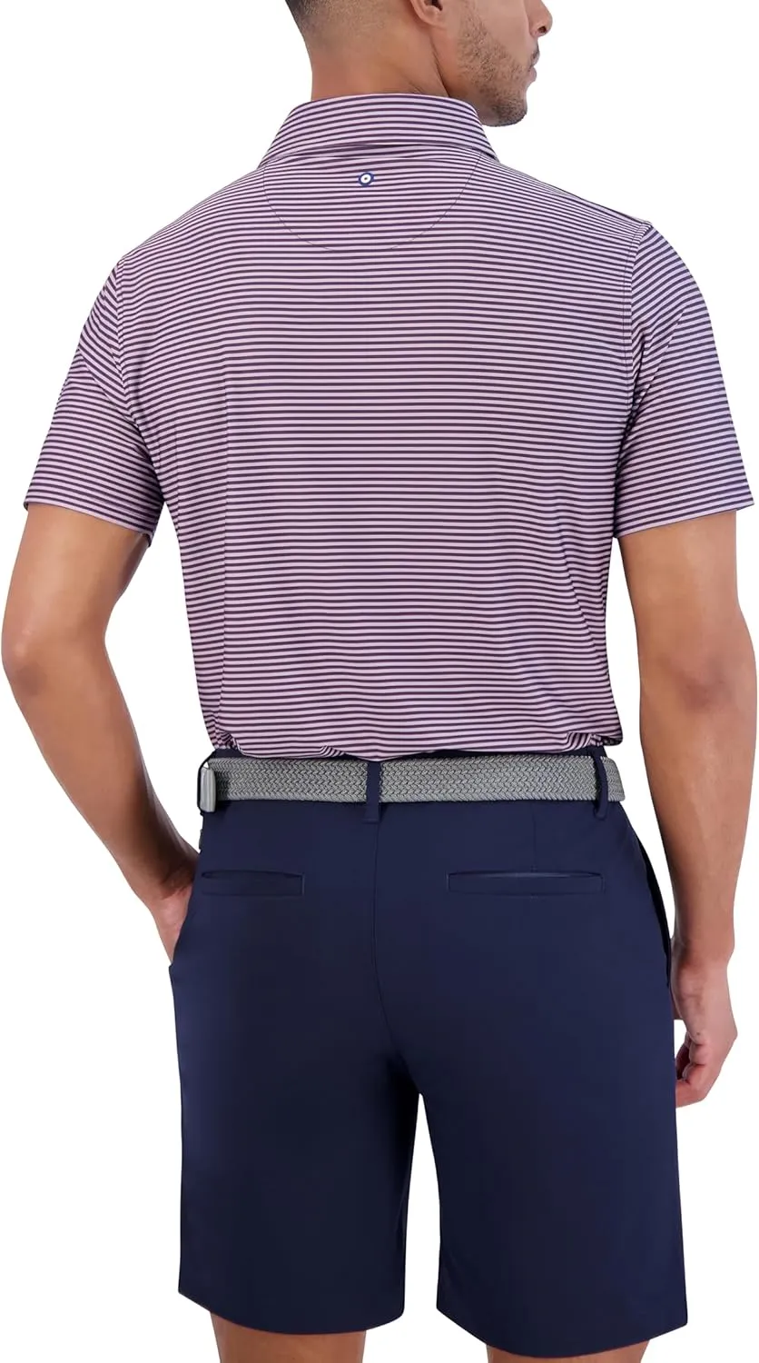 Ben Sherman Men's Performance Luxury Golf Polo Shirt Stretch & Buttery Soft Fabric, Athletic Fit