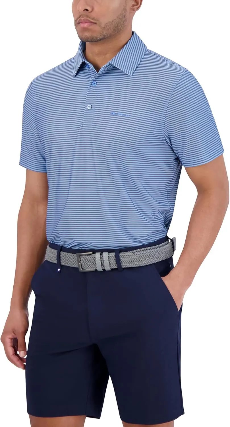 Ben Sherman Men's Performance Luxury Golf Polo Shirt Stretch & Buttery Soft Fabric, Athletic Fit