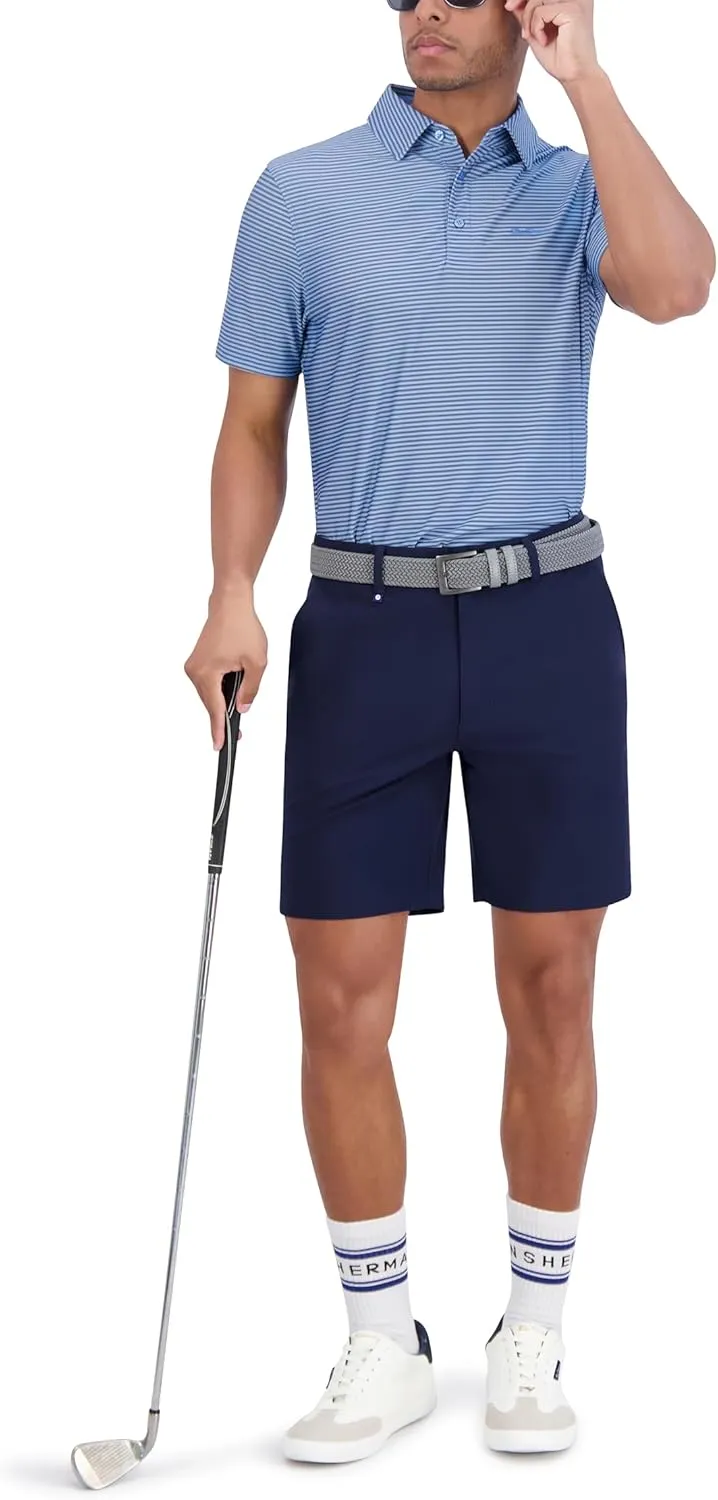 Ben Sherman Men's Performance Luxury Golf Polo Shirt Stretch & Buttery Soft Fabric, Athletic Fit