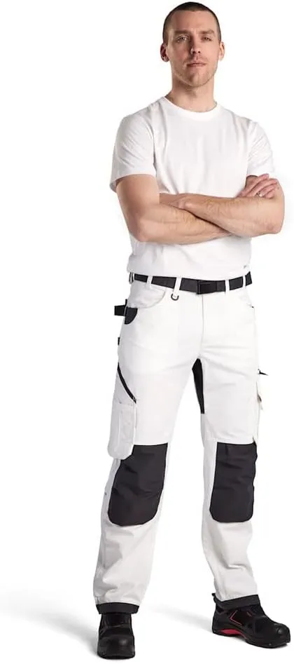 BLKLDER 1690 Men's Ripstop Work Pants, Durable Utility Cargo Pants with Reinforced Knees & Multi-Pocket Design