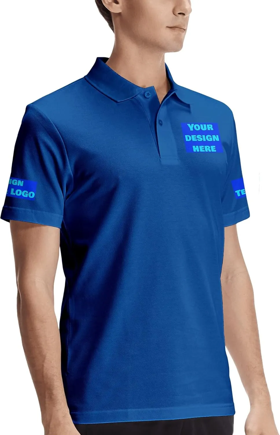 Custom Polo Shirts Design Your Own Logo Photo Name Customized for Men Company Polos Personalized Golf Tshirts S-4XL