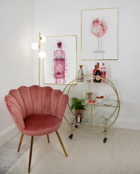 Pink Gin Print Pair