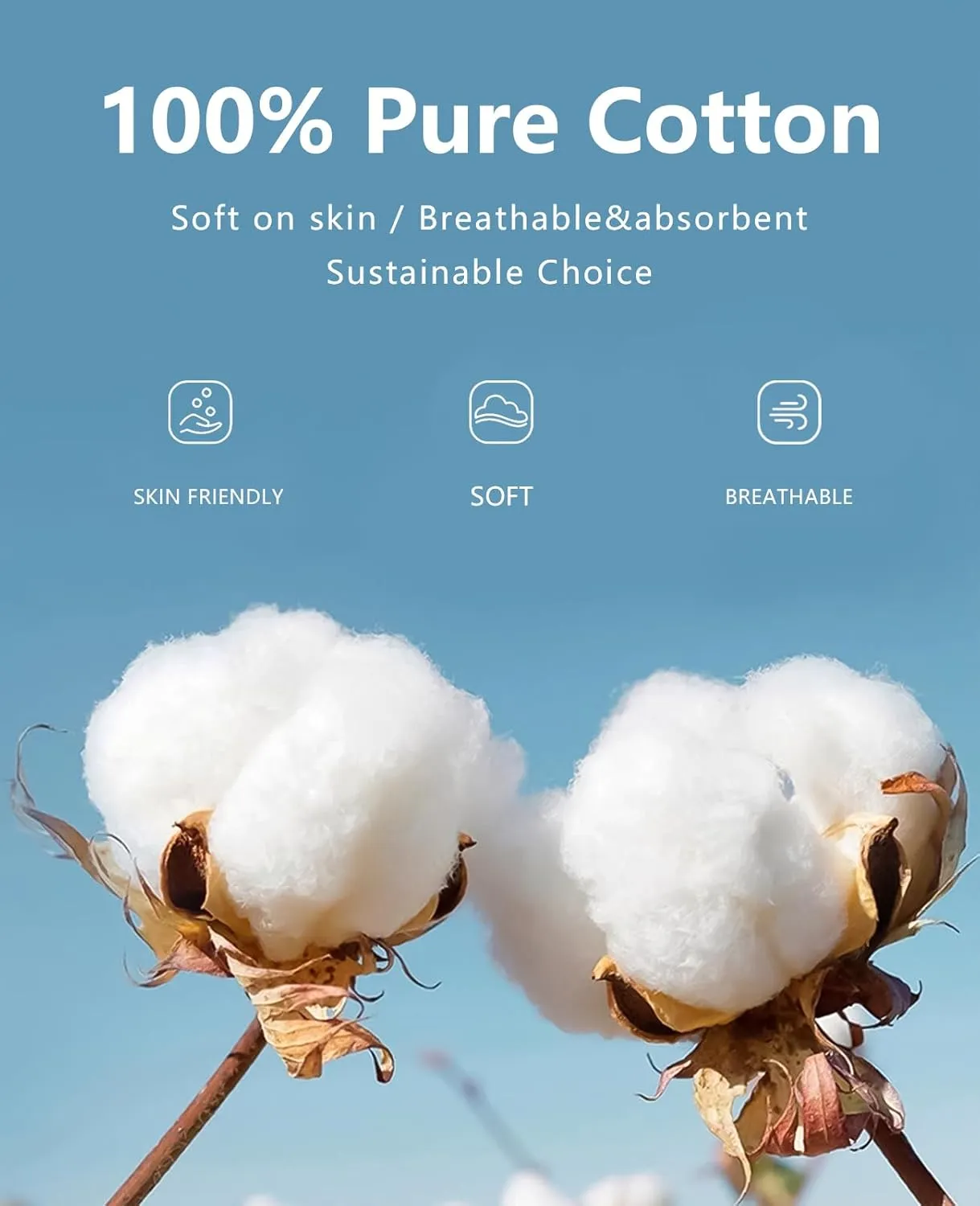 QUALFORT Women's Sweater 100% Cotton Long Sleeeve Pullover Sweater Soft Lightweight Knit Tops 2025