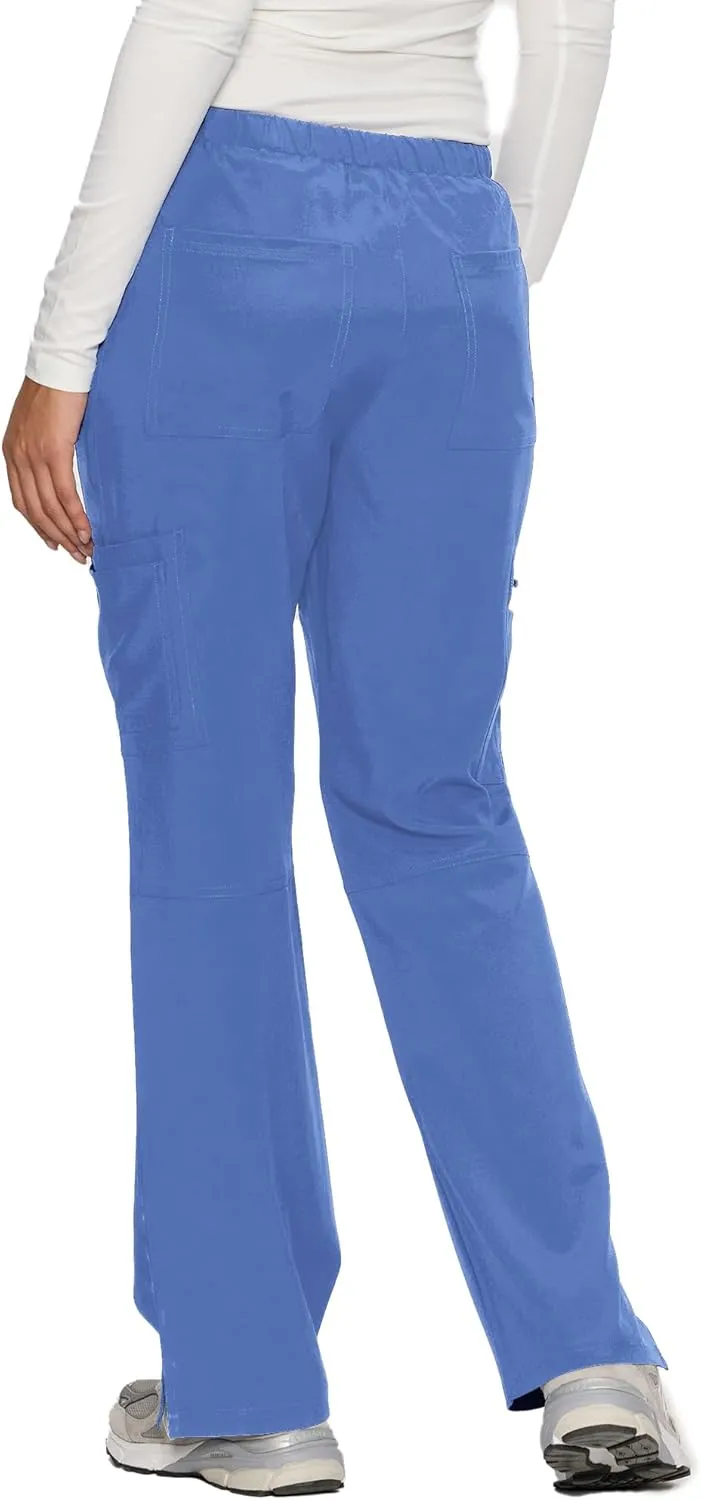 Scrub Pants for Women - Soft Stretch, Cargo Pants Scrubs with 8 Pockets