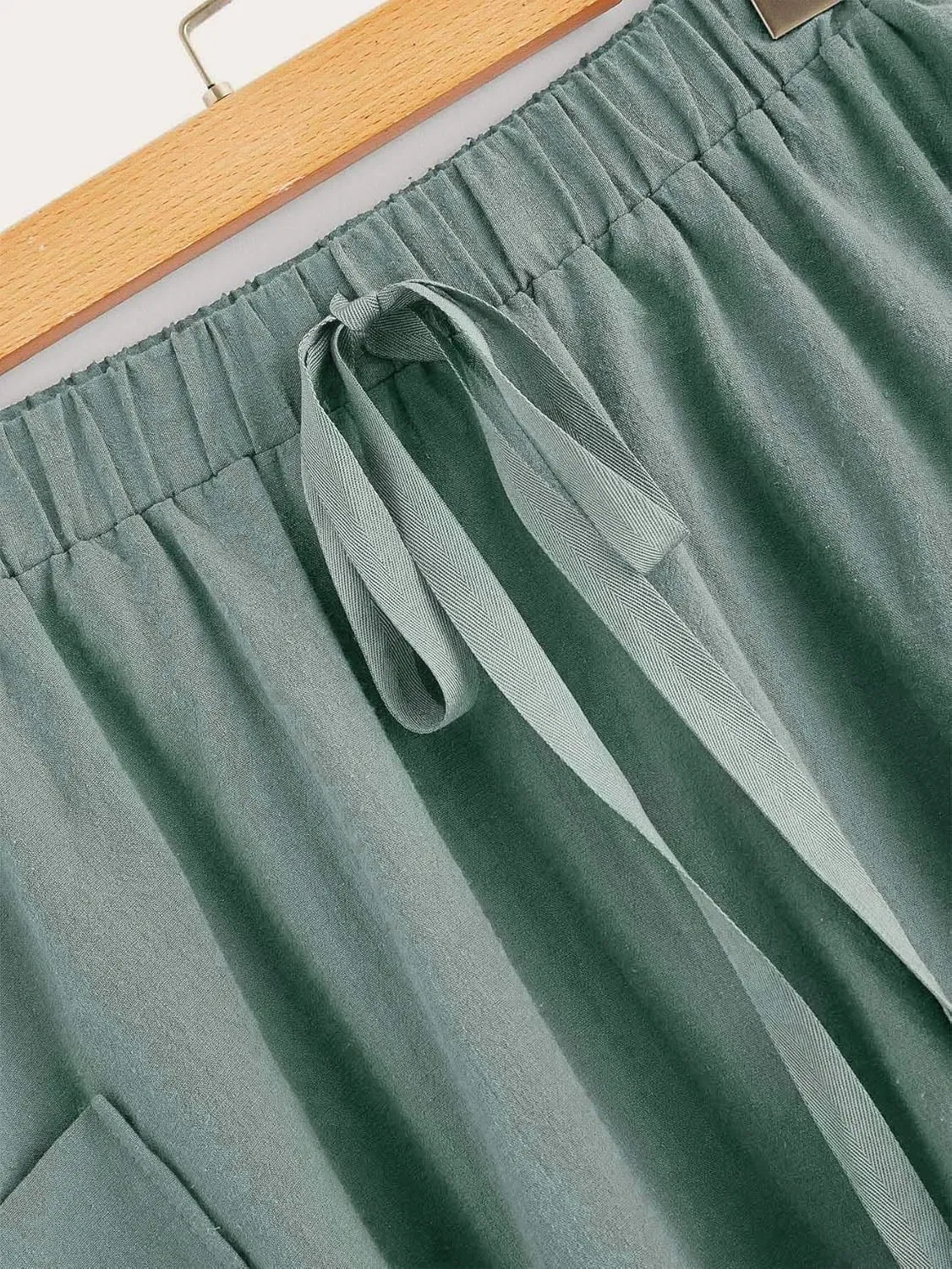 SweatyRocks Women's Casual High Waist Pleated A-Line Midi Skirt with Pocket