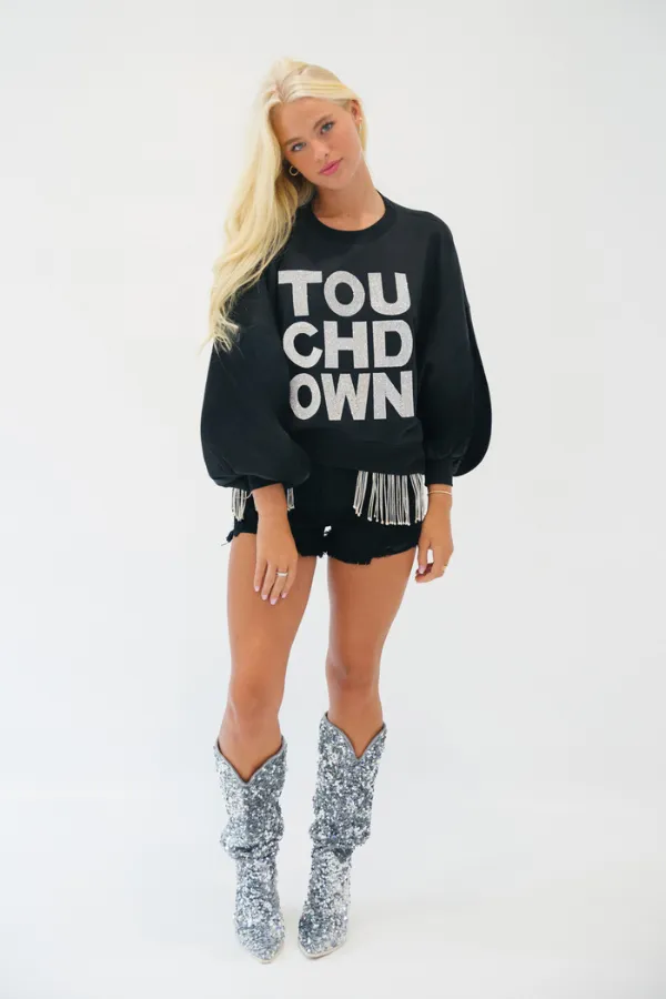 TOUCHDOWN BLACK PULLOVER