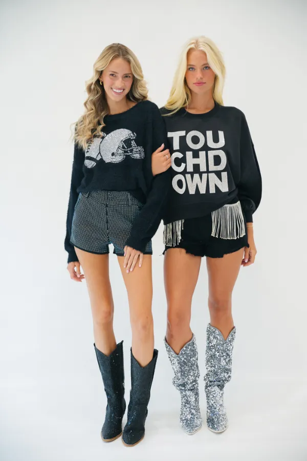 TOUCHDOWN BLACK PULLOVER