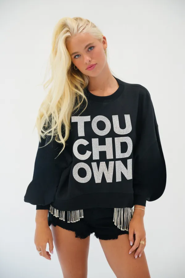 TOUCHDOWN BLACK PULLOVER