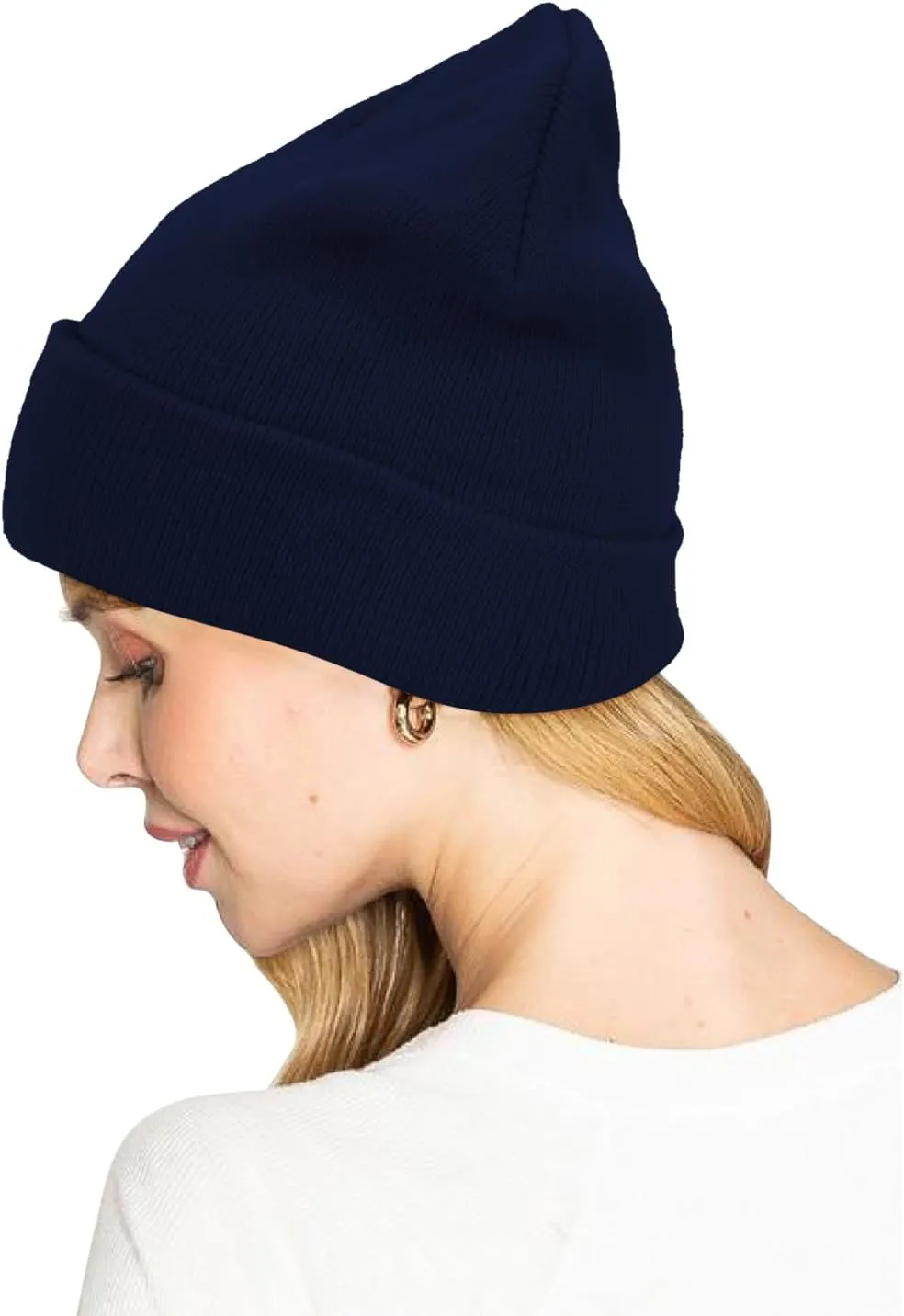 UTTPLL Knit Beanie Hat Soft Cute Unisex Skull Beanie Stretchy Hats with Smile Face for Men/Women