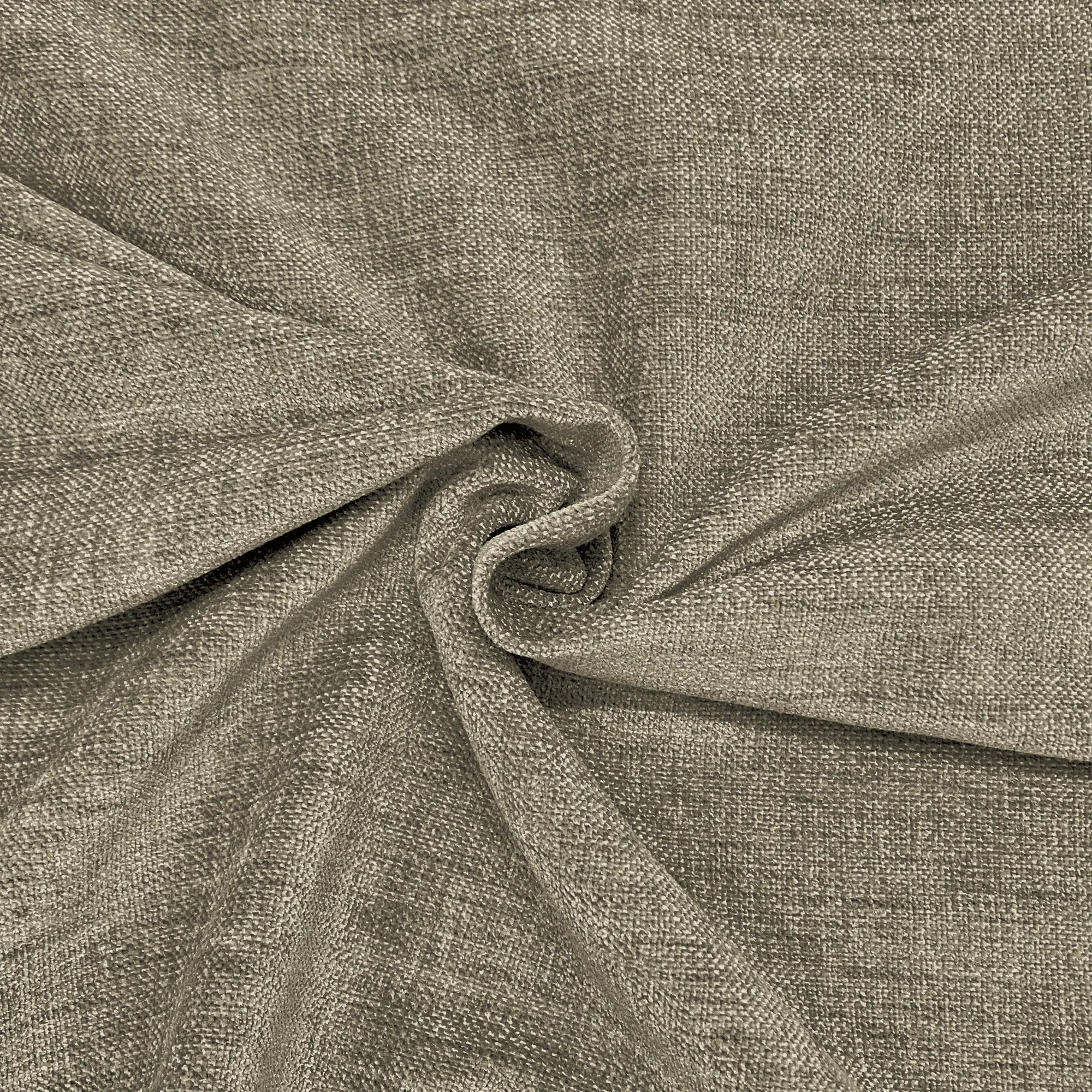 Warm Gray Solid Chenille Upholstery Fabric 54"